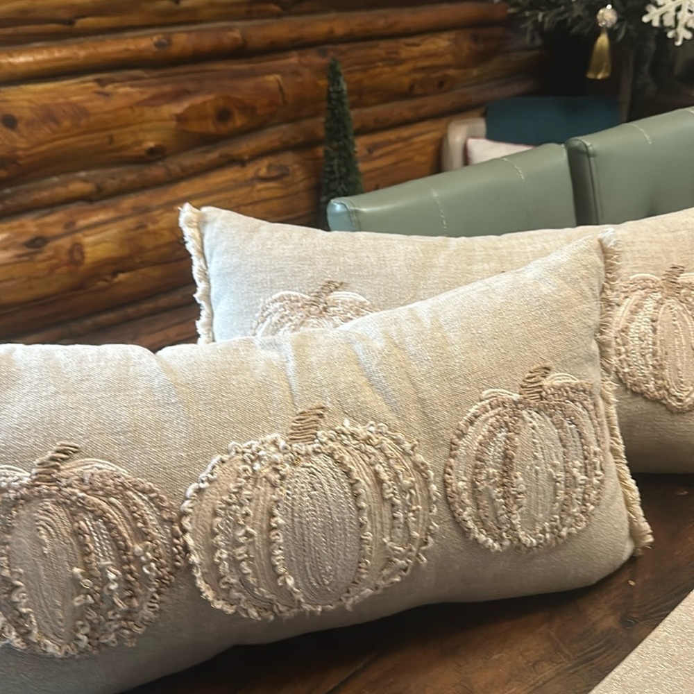 Pumpkin pillows